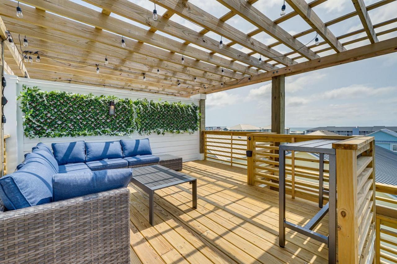 Carolina Beach Vacation Rental With Rooftop Terrace Bagian luar foto